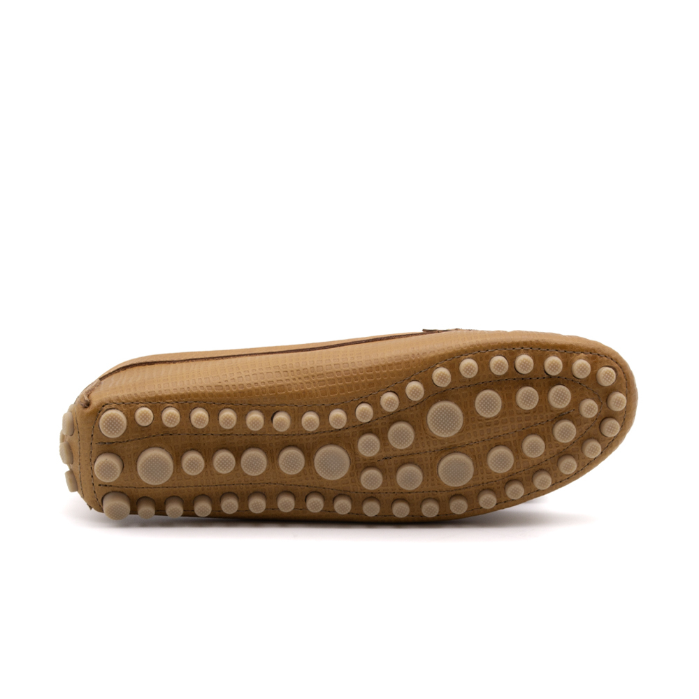 Mocassim Feminino Dot em Couro Quadros Desert - 3335PD