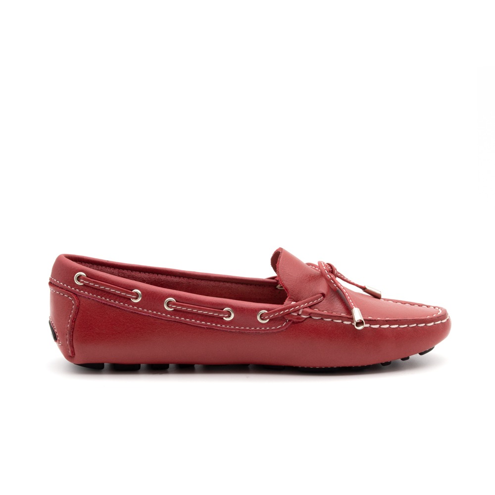 Mocassim Feminino em Couro Alfa Rubi - 3352AR