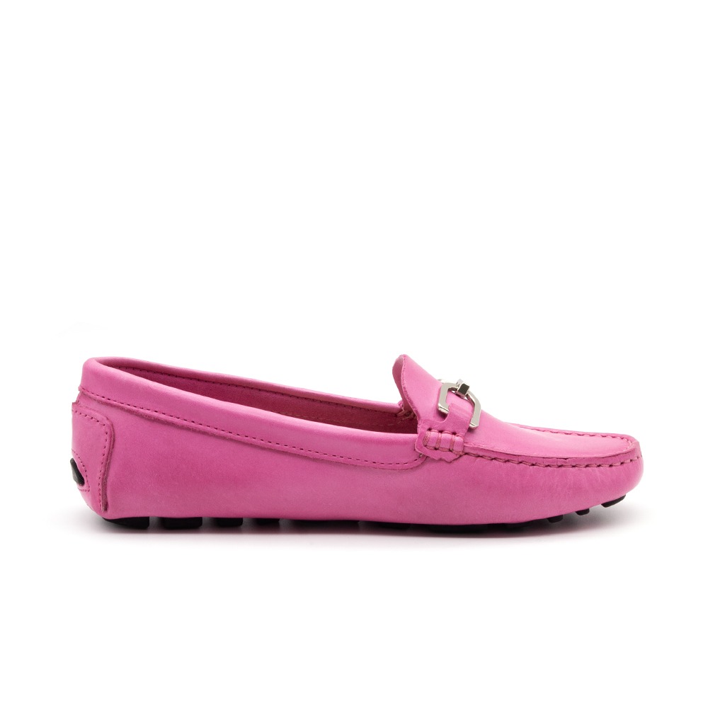 Mocassim Feminino Paris em Couro Gales Rosa - 3629GR