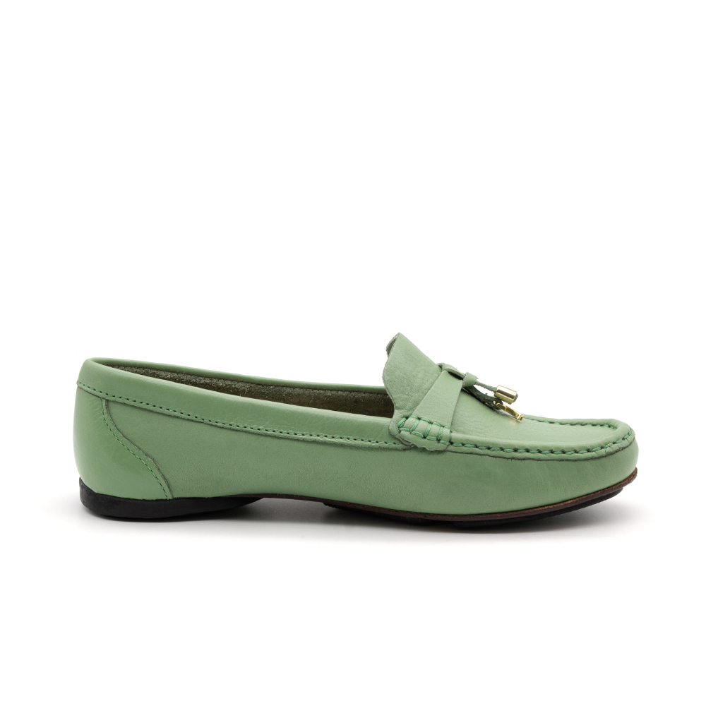 Mocassim Feminino Soleil em Couro Alfa Mist - 45015AMI