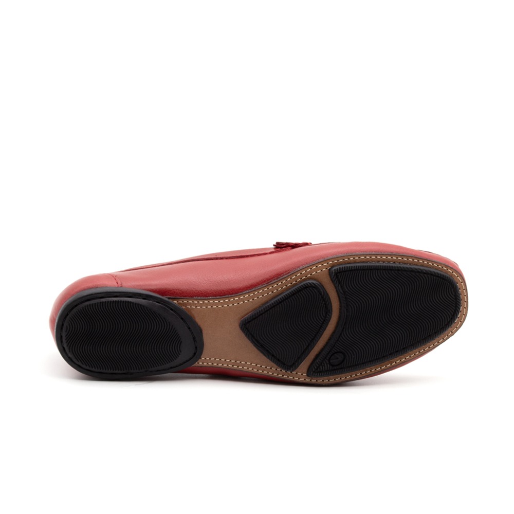 Mocassim Feminino Soleil em Couro Alfa Rubi - 45014AR