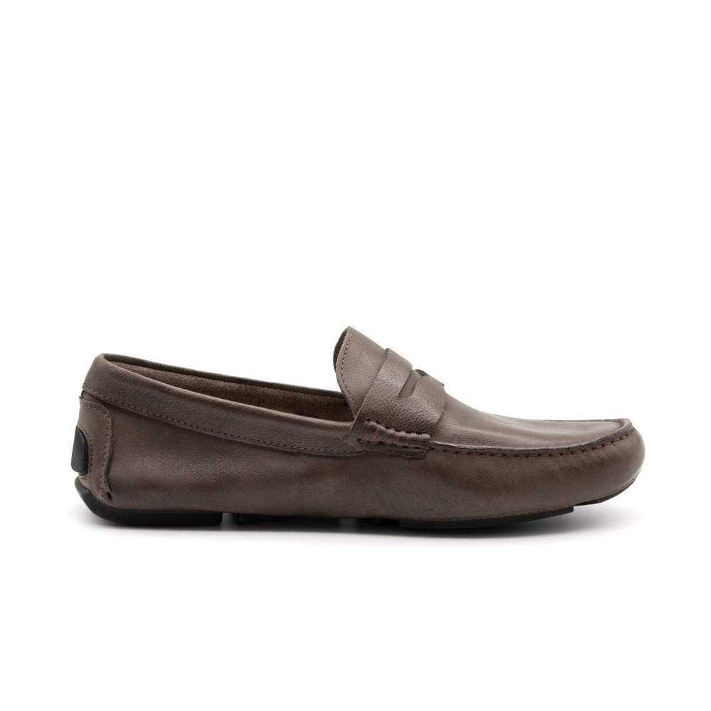 Mocassim Masculino Dollar em Couro Senna Coffee - 9877SC