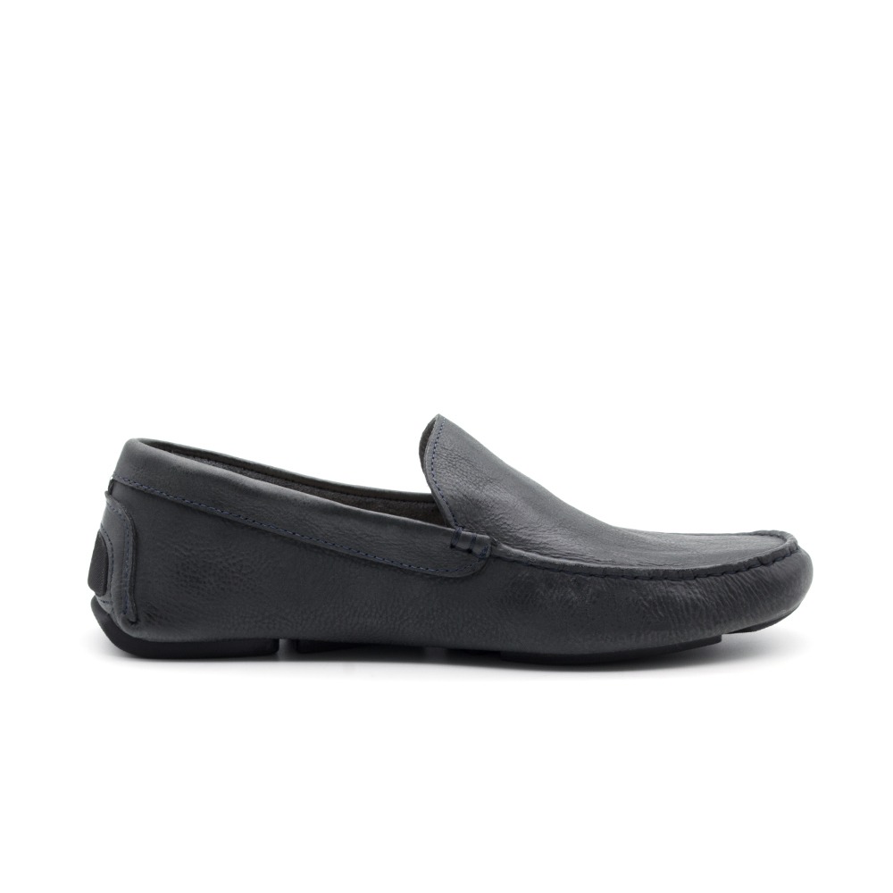 Mocassim Masculino Dollar em Couro Senna  Marinho - 9838SM