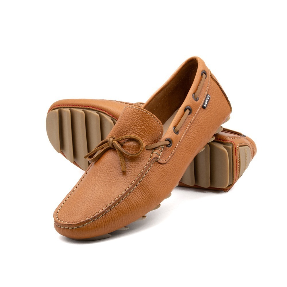 Mocassim Masculino em Couro Denver Tan - 9819DT