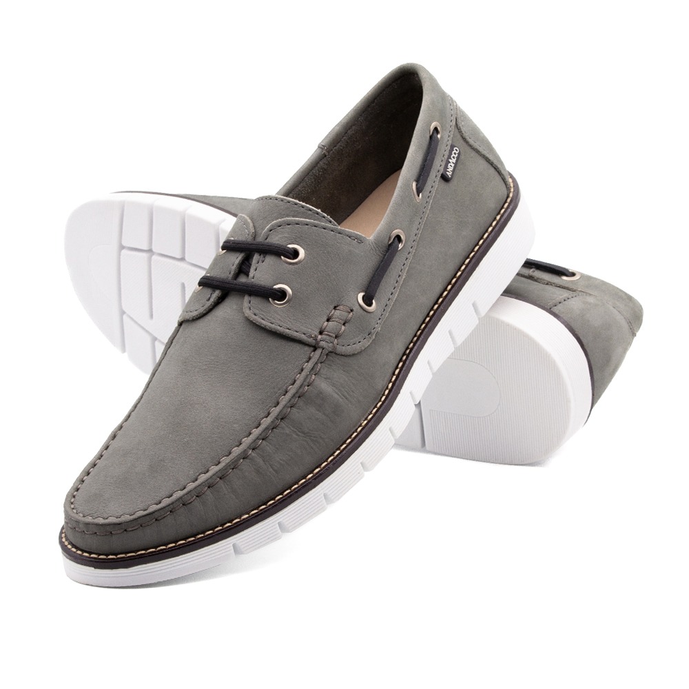 Mocassim Masculino Falcon em Couro Nobuck Saturno - 98148NS