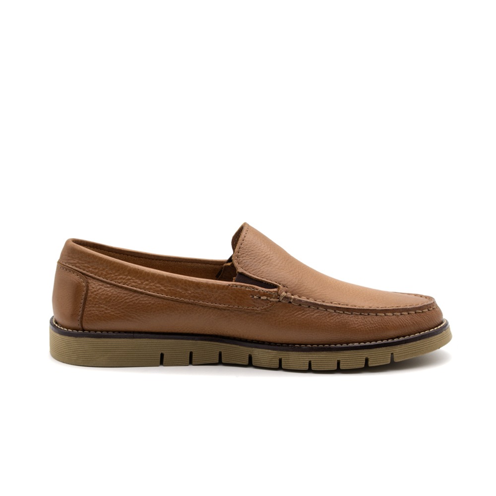 Mocassim Masculino Falcon em Couro Senna Tan - 9906ST