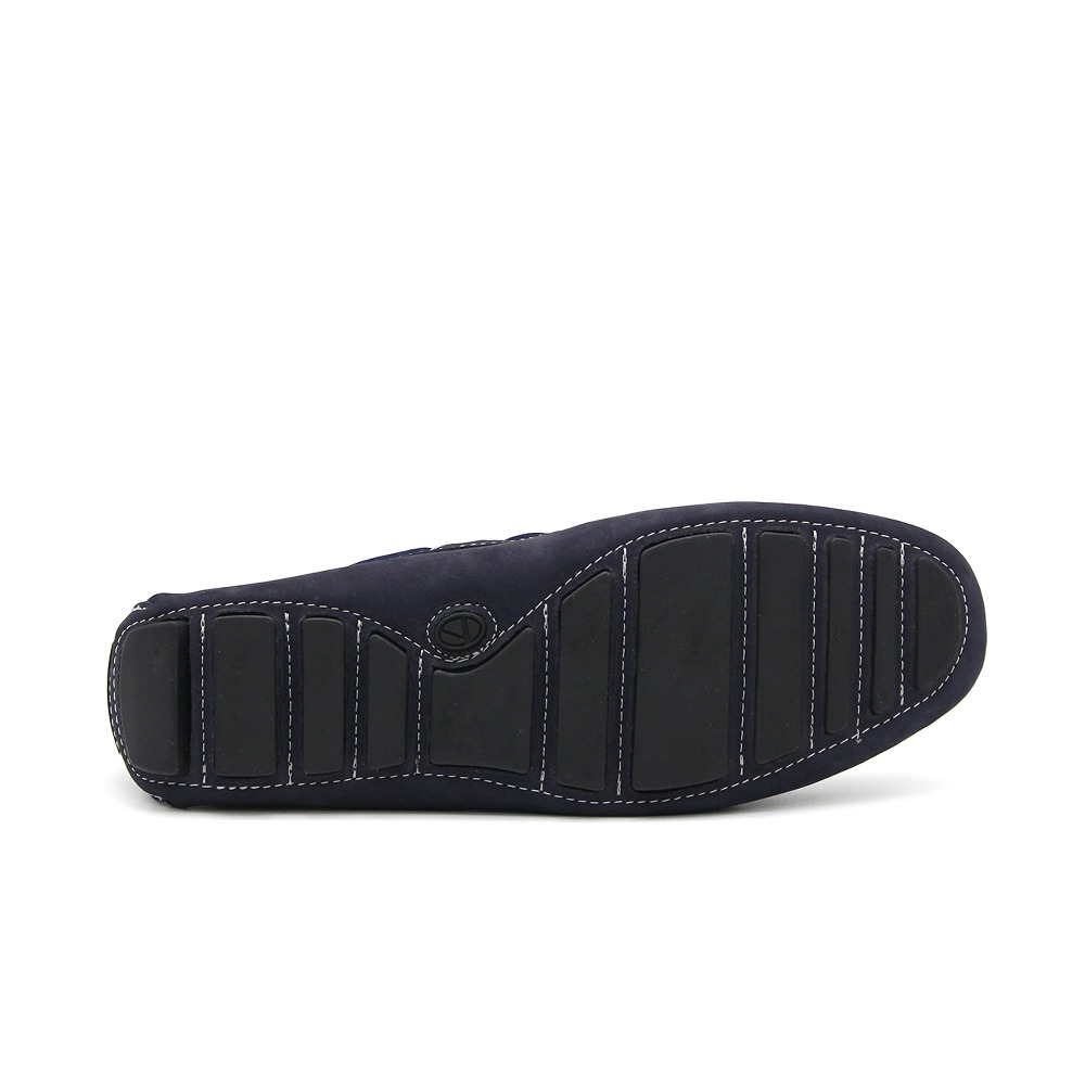 Mocassim Masculino Paris em Couro Nobuck Denim - 9819ND