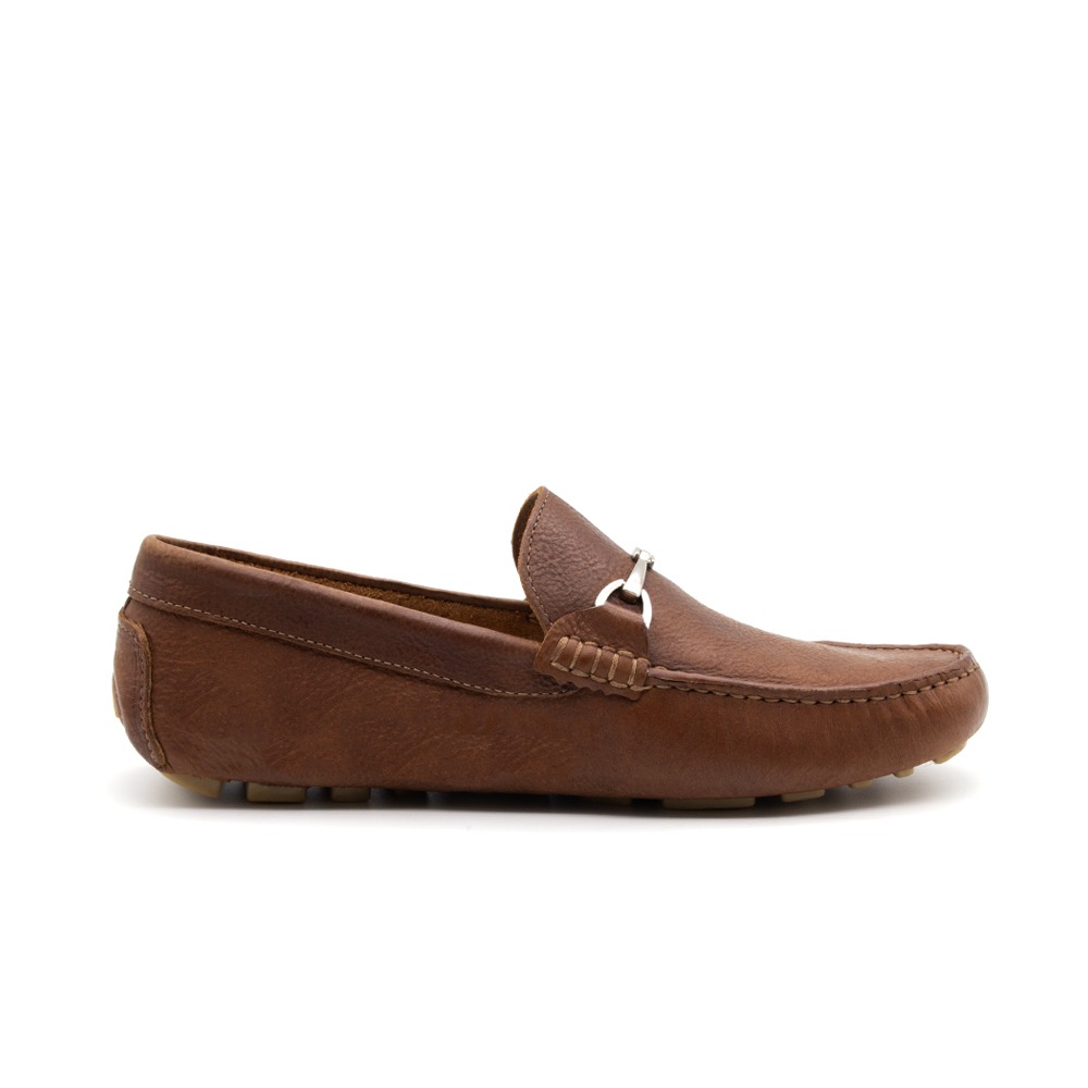 Mocassim Masculino Paris em Couro Senna Camel - 98180SC