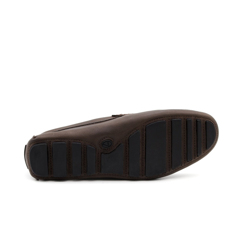 Mocassim Masculino Paris em Couro Senna Coffee - 98176SC