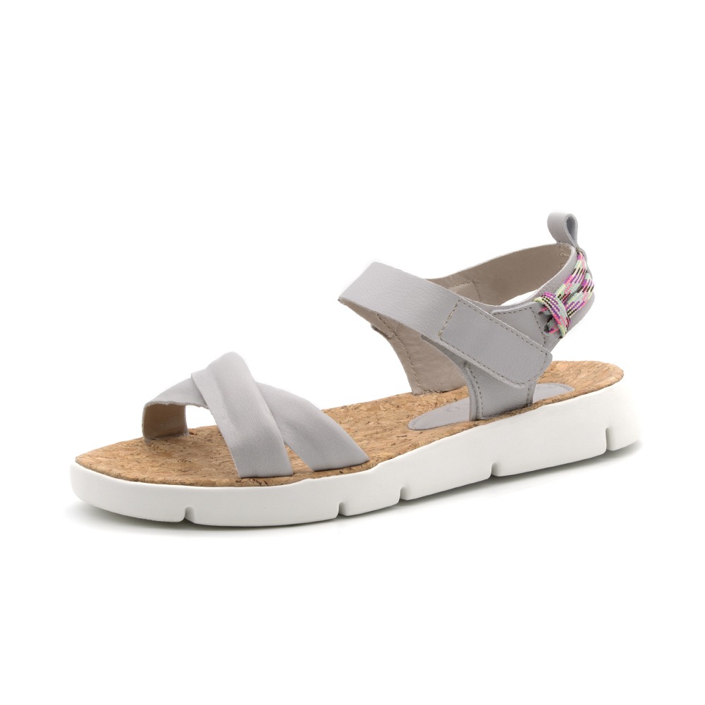 Sandália Flatform Bonnie em Couro Alfa Pale Blue - 1196AP