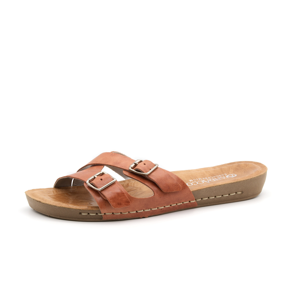 Sandália Flatform em Couro Crush Yogurt - 14224CY