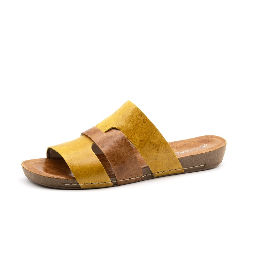 Sandália Flatform Goa em Couro Crush Melone- 14286CM