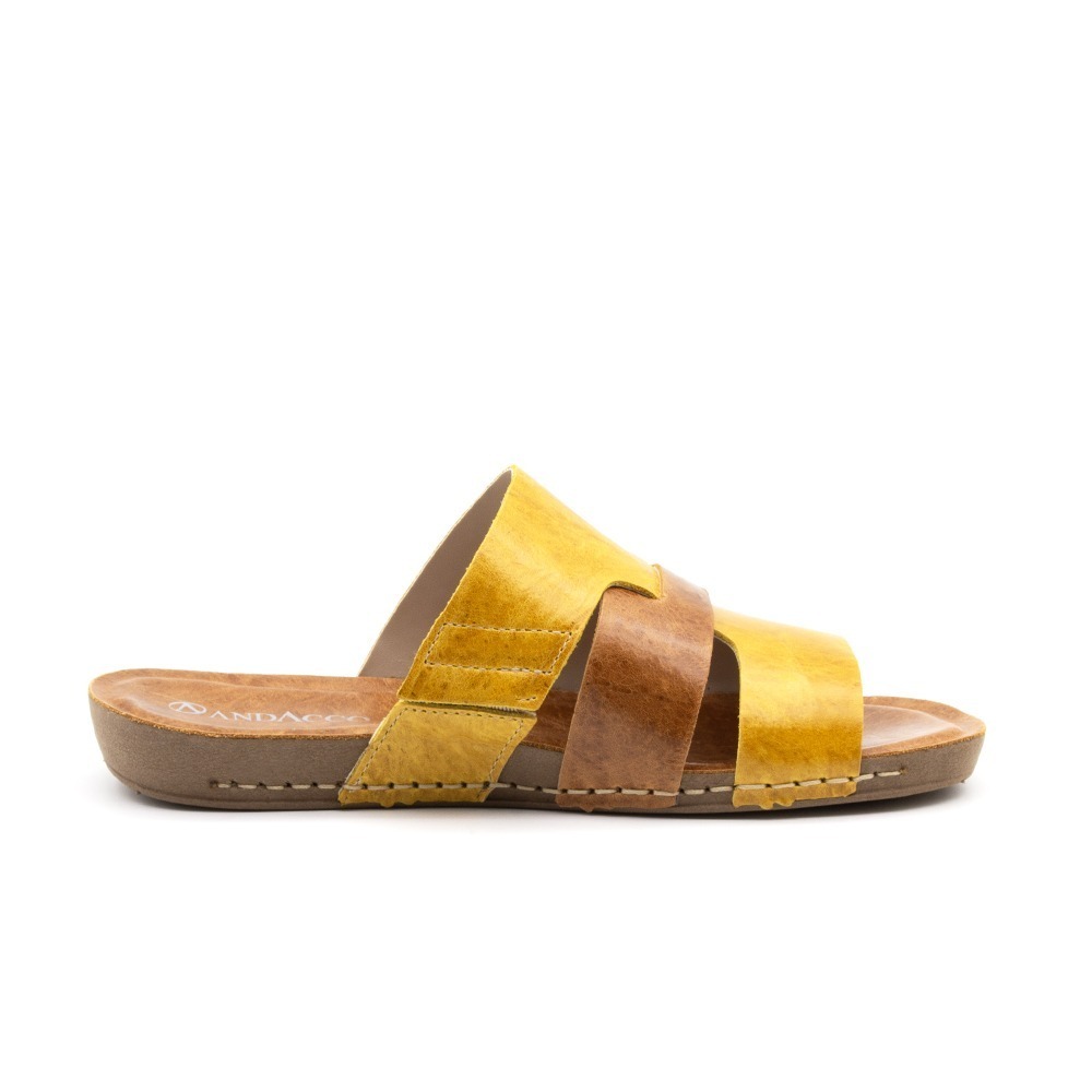 Sandália Flatform Goa em Couro Crush Melone- 14286CM