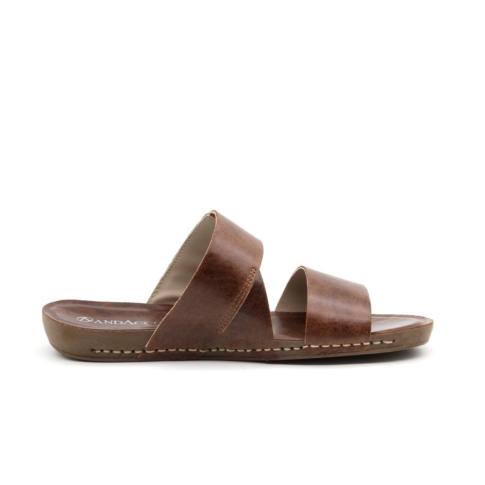 Sandália Flatform Goa em Couro Crush Sépia - 14283CS