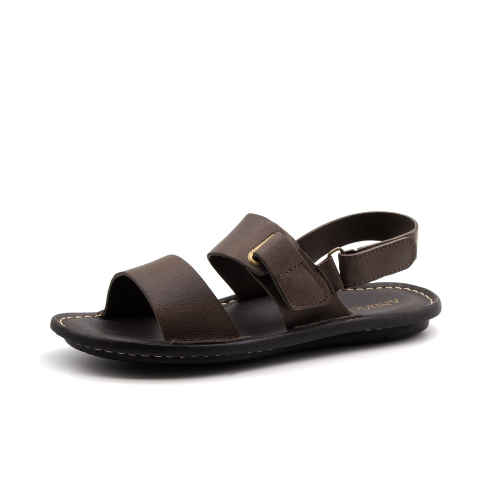 Sandália Masculina Soul em Couro Senna Coffee - 8860SC