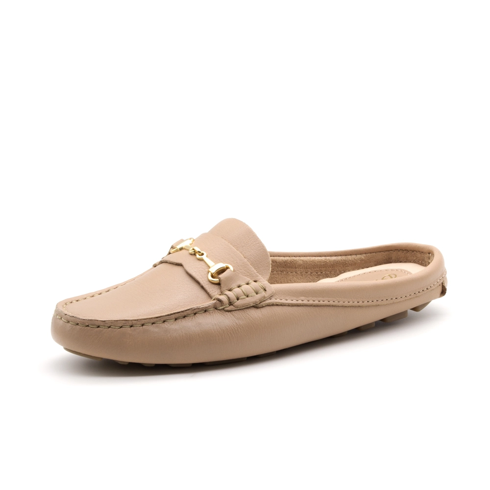 Mocassim Feminino Paris em Couro Alfa Creme - 3467AC