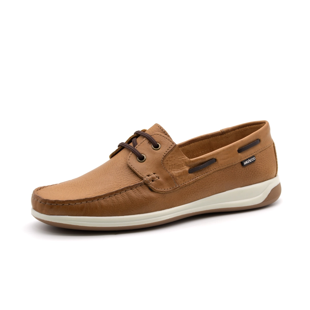 Mocassim Masculino Fretz em Couro Senna Tan - 98181ST