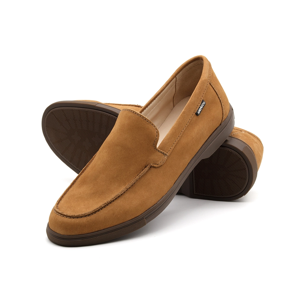 Mocassim Masculino Loafer em Couro Nobuck Desert - 9650ND