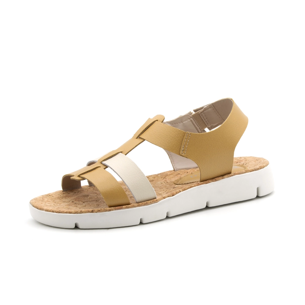 Sandália Flatform Bonnie em Couro Alfa Mel - 1192AM